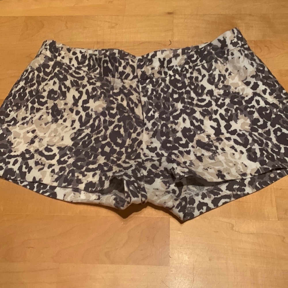 Joie linen print summer shorts